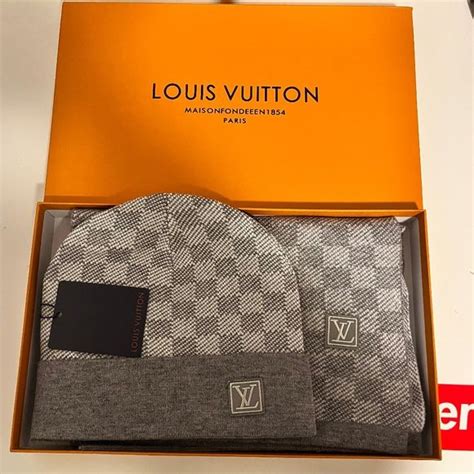 louis vuitton mütze grau herren|Designer Hats & Gloves for Men .